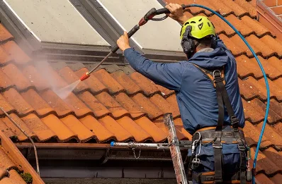 Démoussage et hydrofuge de toiture à Houdreville